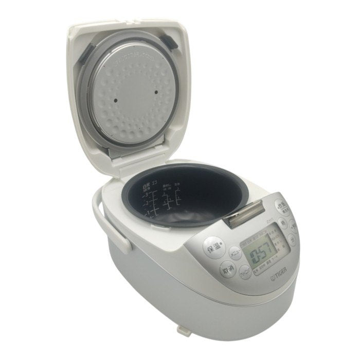 TIGER タイガー 3合 IHジャー炊飯器 3合 炊きたて JPF-G055 WL 中古 H4