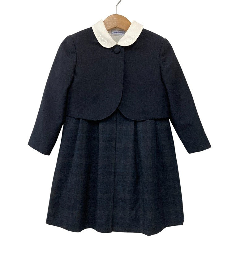 MIKIHOUSE ミキハウス フォーマル 3点セット 100cm 女の子 アンサンブル 中古 D4