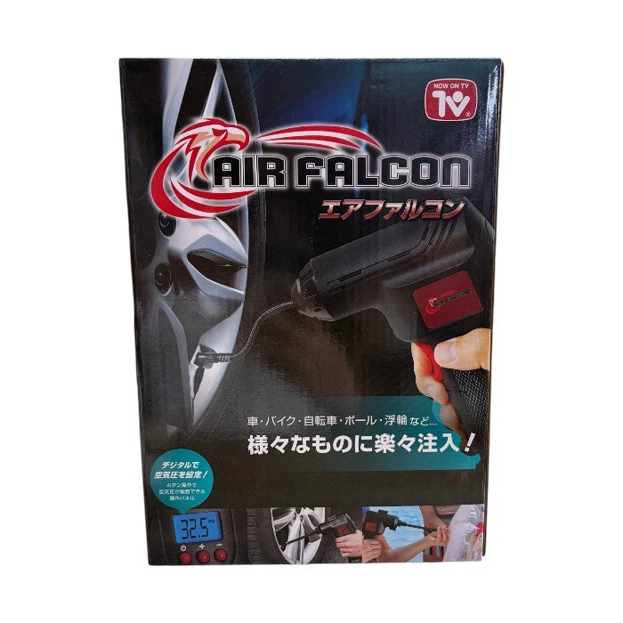 株式会社テレビショッピング研究所 AIR FALCON エアファルコン 電動空気入れ コードレス 小型 パワフル タイヤ ボール 浮き輪 中古 W４