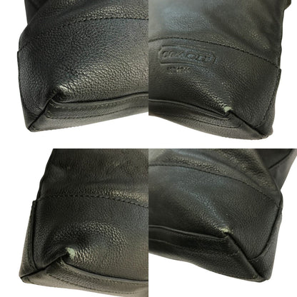 COACH コーチ ショルダーバッグ メンズ レザー 斜め掛け クロスボディ ブラック 70308 中古 T1