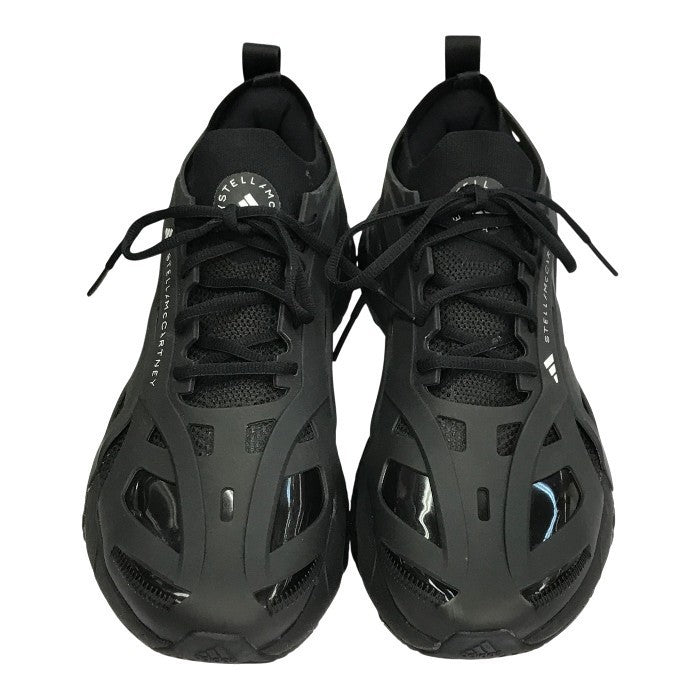 adidas by Stella McCartney ソーラーグライド スニーカー メンズ ローカット ラバー/ニット ランニングシューズ ブラック 28cm HQ5962 中古 T1