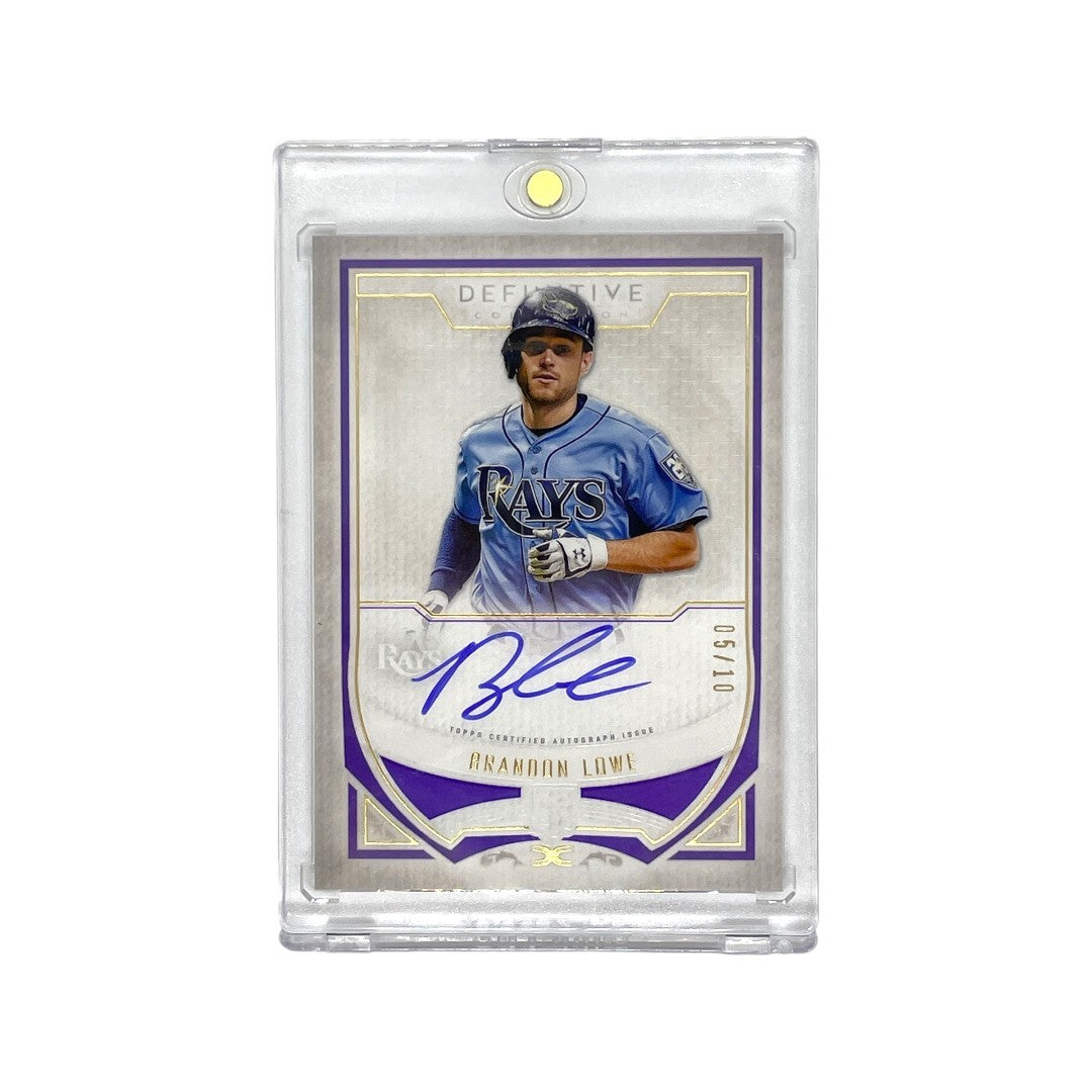 TOPPS MLBカード DEFINITIVE BRANDON LOWE 05/10 #DRA-BL 中古 IT1