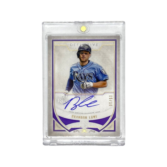 TOPPS MLBカード DEFINITIVE BRANDON LOWE 05/10 #DRA-BL 中古 IT1