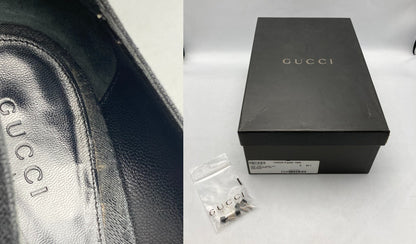 GUCCI グッチ オリジナルGG ホースビット ポインテッドトゥ パンプス 138530 サイズ35 1/2 中古 D4