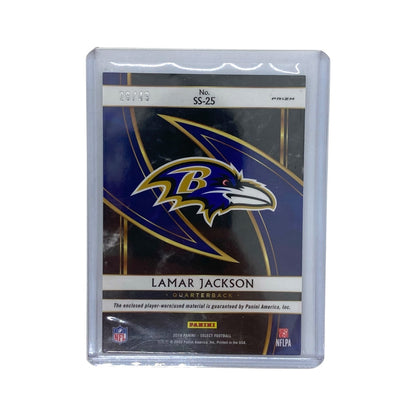 PANINI NFLカード SELECT PRIZM LAMAR JACKSON BALTIMORE RAVENS 26/49 #SS-25 中古 IT1
