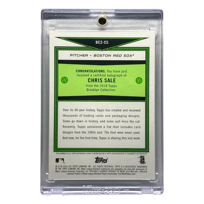 TOPPS MLBカード CERTIFIED CHRIS SALE RED SOX 16/25 #BC2-CS 中古 IT2