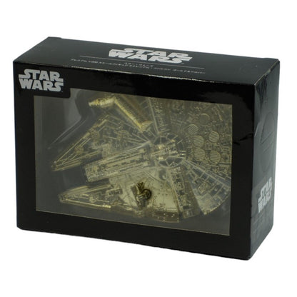 未開封品 セガ スター・ウォーズ プレミアム 1/200 スケール ミレニアム・ファルコン フィギュア ゴールド 中古 a1