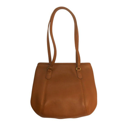 COACH コーチ ショルダーバッグ レディース レザー オールド バネ口 トート ブラウン 9996 中古 T1