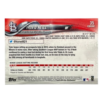TOPPS MLBカード CHROME TYLER O’NEILL ST. LOUIS CARDINALS #35 中古 IT2