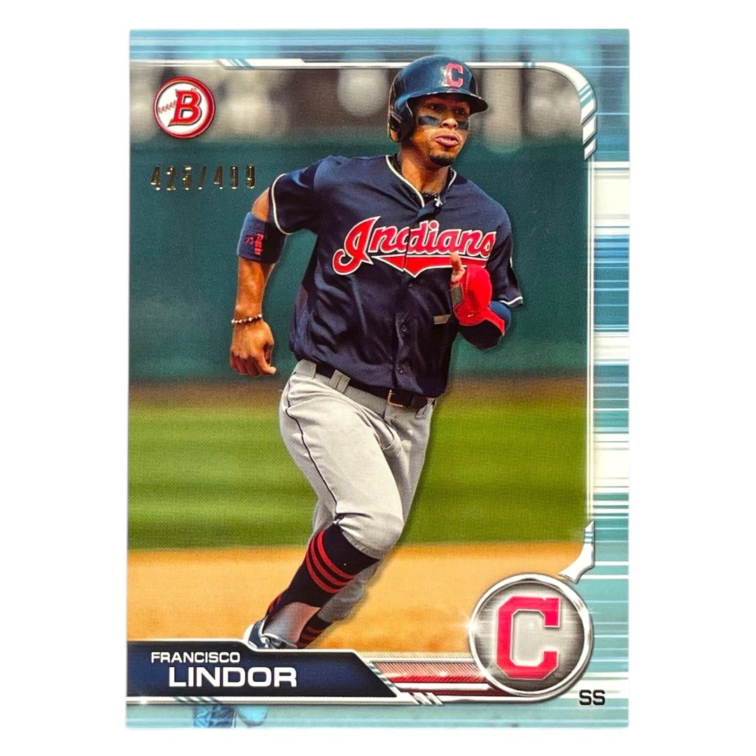 TOPPS MLBカード BOWMAN FRANCISCO LINDOR CLEVELAND INDIANS /499 #89 中古 IT2
