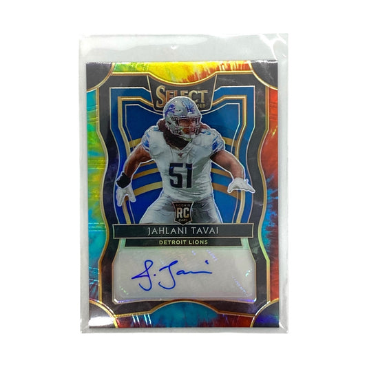 PANINI NFLカード SELECT PRIZM JAHLANI TAVAI DETROIT LIONS 15/25 #RS-28 中古 IT2