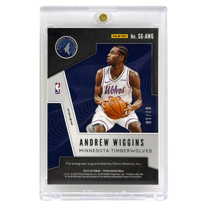 PANINI NBAカード PRIZM ANDREW WIGGINS MINNESOTA TIMBERWOLVES /10 #SG-AWG 中古 IT1