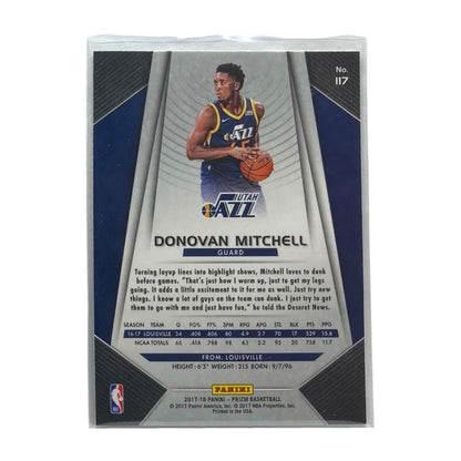 PANINI NBAカード PRIZM DONOVAN MITCHELL UTAH JAZZ #117 中古 IT2