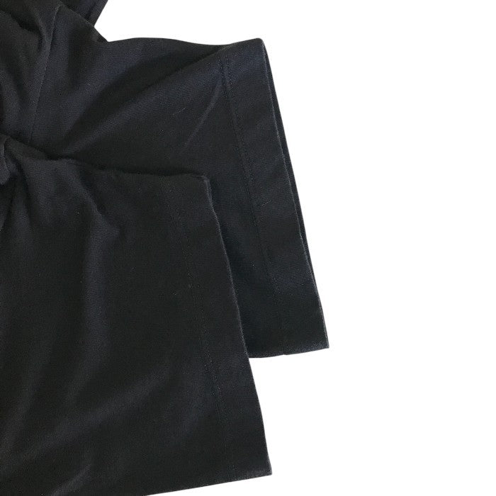 YVES SAINT LAURENT イヴサンローラン トップス メンズ コットン YSL ロゴ ベロア ブラック XS 288894 Y1LVE Tシャツ ブランド 半袖 夏 中古 W1