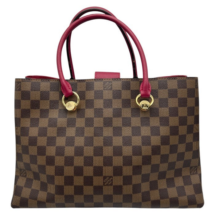 LOUIS VUITTON ルイヴィトン LVリバーサイド 2WAY ハンドバッグ ダミエ N40052 鞄 ブランド レディース お出かけ 通勤 中古 W４