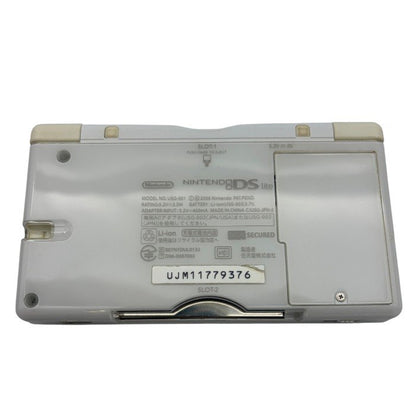 NINTENDO DS Lite クリスタルホワイト 本体 任天堂 ゲーム機 充電器付 USG-001 中古 W1