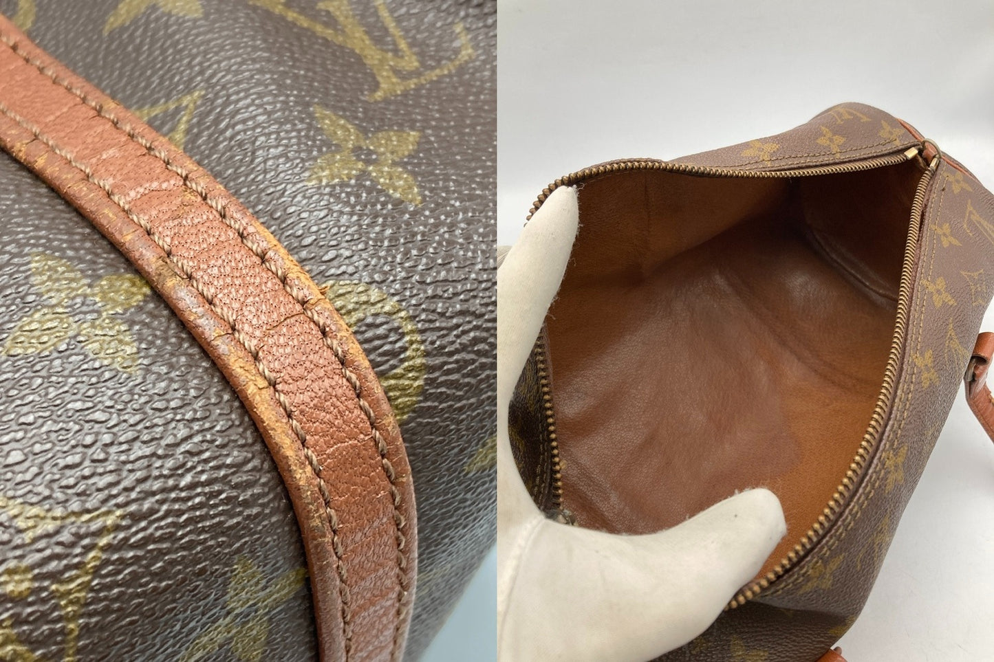 LOUIS VUITTON ルイヴィトン モノグラム パピヨン30  ハンドバッグ レディース 旧型 M51365 中古 D4