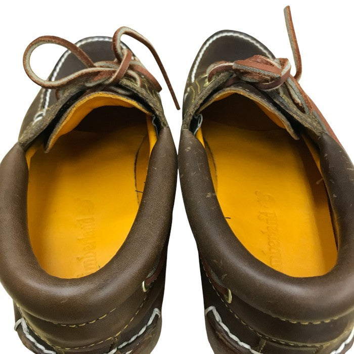 Timberland ティンバーランド モカシンシューズ メンズ オールシーズン レザー ブラウン 7.5W 30003 中古 N1