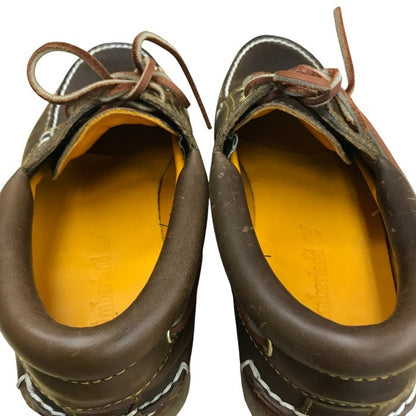 Timberland ティンバーランド モカシンシューズ メンズ オールシーズン レザー ブラウン 7.5W 30003 中古 N1