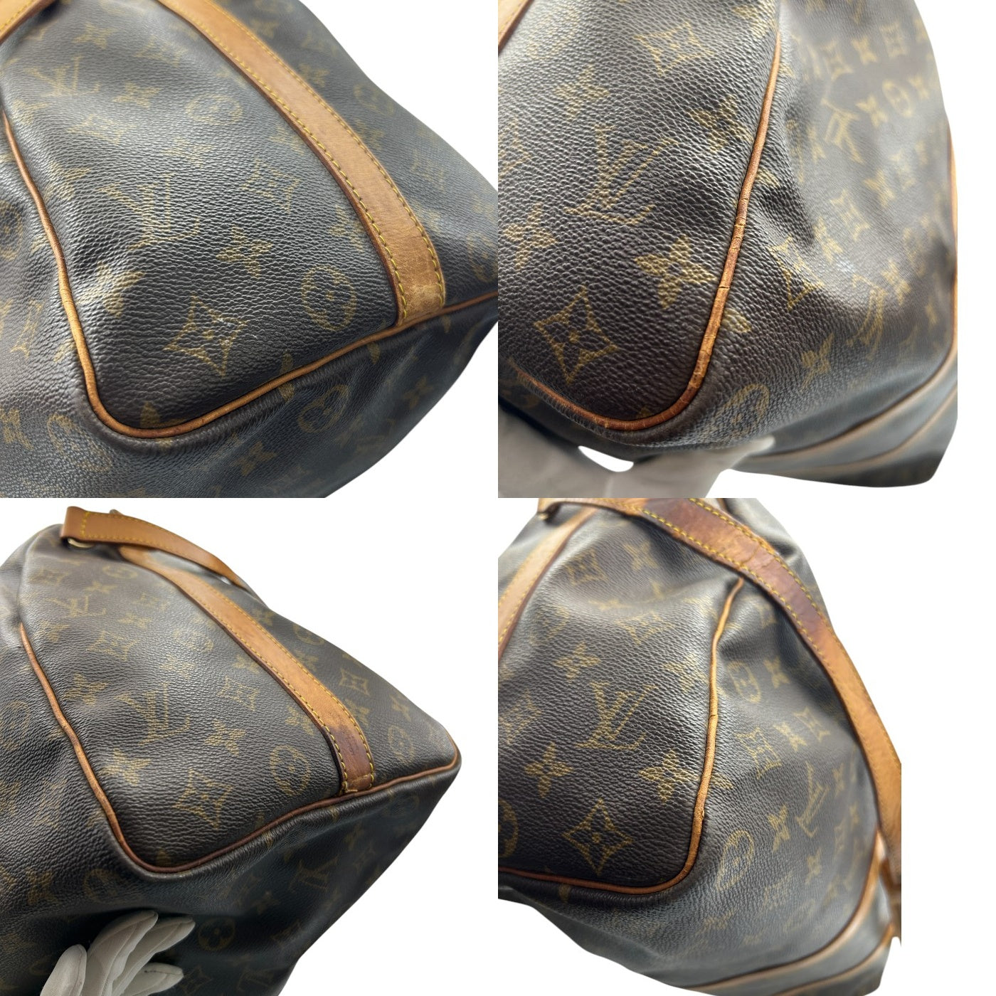 LOUIS VUITTON ルイヴィトン モノグラム キーポル バンドリエール 50 ボストンバッグ M41416 鞄 ブランド 大きめ 旅行 ハンドバッグ ショルダー 中古 W４