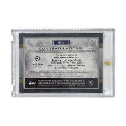 TOPPS サッカーカード MUSEUM COLLECTION ILKAY GUNDOGAN MANCHESTER CITY 046/150 #AJR-IG 中古 IT1