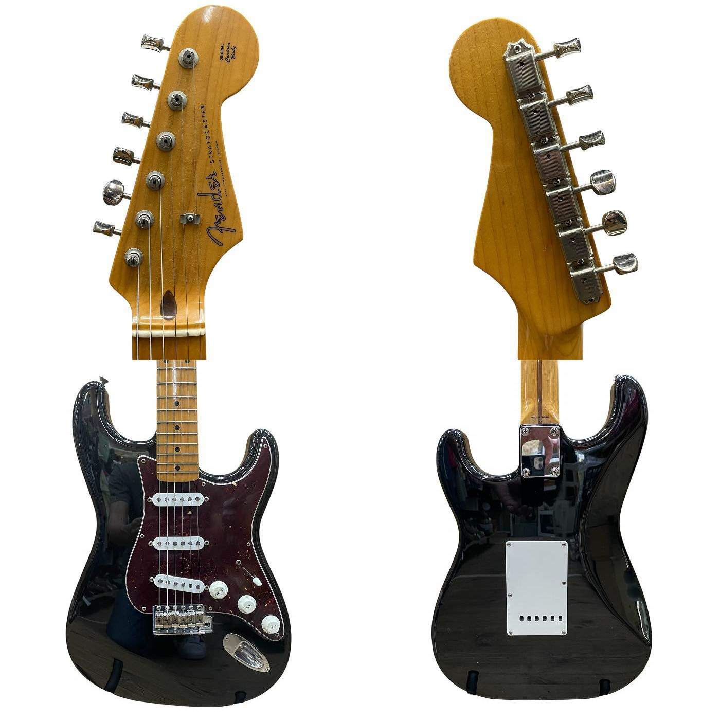 Fender フェンダージャパン ストラトキャスター エレキギター 入門 練習 3シングル べっ甲 フルサイズ 中古 R4