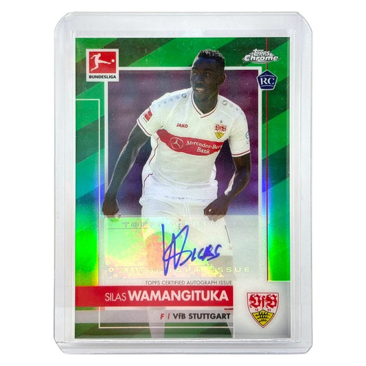 TOPPS サッカーカード CHROME SILAS WAMANGITUKA STUTTGART /99 #BCA-SWA 中古 IT1