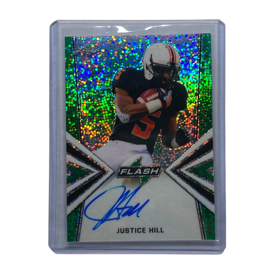 Leaf NFLカード FLASH JUSTICE HILL 20/20 #BA-JH1 中古 IT2