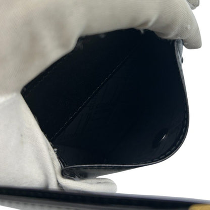 dunhill ダンヒル 財布 メンズ 2つ折り レザー ブラック 本革 ブランド ミニ コンパクト 小銭入れ カード入れ 中古 W４