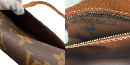 LOUIS VUITTON ルイヴィトン モノグラム サンクルーPM ショルダーバッグ ブラウン ドイツ製 M51243 鞄 小さめ ブランド 斜め掛け 中古 W４