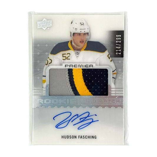 UPPER DECK NHLカード PREMIER HUDSON FASCHING SABRES 214/299 #76 中古 IT1