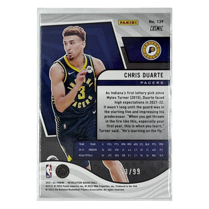 PANINI NBAカード REVOLUTION CHRIS DUARTE PACERS /99 #139 中古 IT1