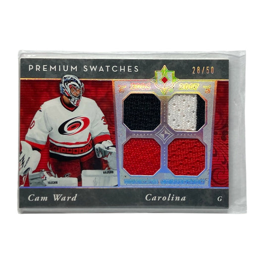 UPPER DECK NHLカード ULTIMATE COLLECTION CAM WARD HURRICANES 28/50 #PS-CW 中古 IT2