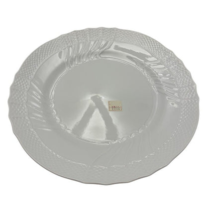 未使用品 Richard Ginori リチャードジノリ ベッキオホワイト 24cm 4枚セット 洋食器 大皿 ブランド おしゃれ 中古 W４