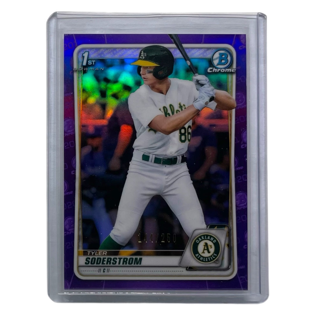TOPPS MLBカード BOWMAN CHROME 1ST TYLER SODERSTROM OAMLANG OAKLAND ATHLETICS /250 #BD-119 中古 IT2