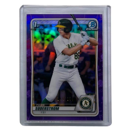 TOPPS MLBカード BOWMAN CHROME 1ST TYLER SODERSTROM OAMLANG OAKLAND ATHLETICS /250 #BD-119 中古 IT2