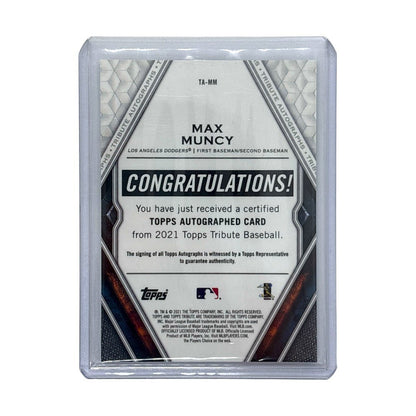 TOPPS MLBカード TRIBUTE MAX MUNCY LOS ANGELES DODGERS 83/99 #TA-MM 中古 IT1