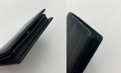 BURBBERRY バーバリー レザー コインケース/小銭入れ ブラック 中古 D4