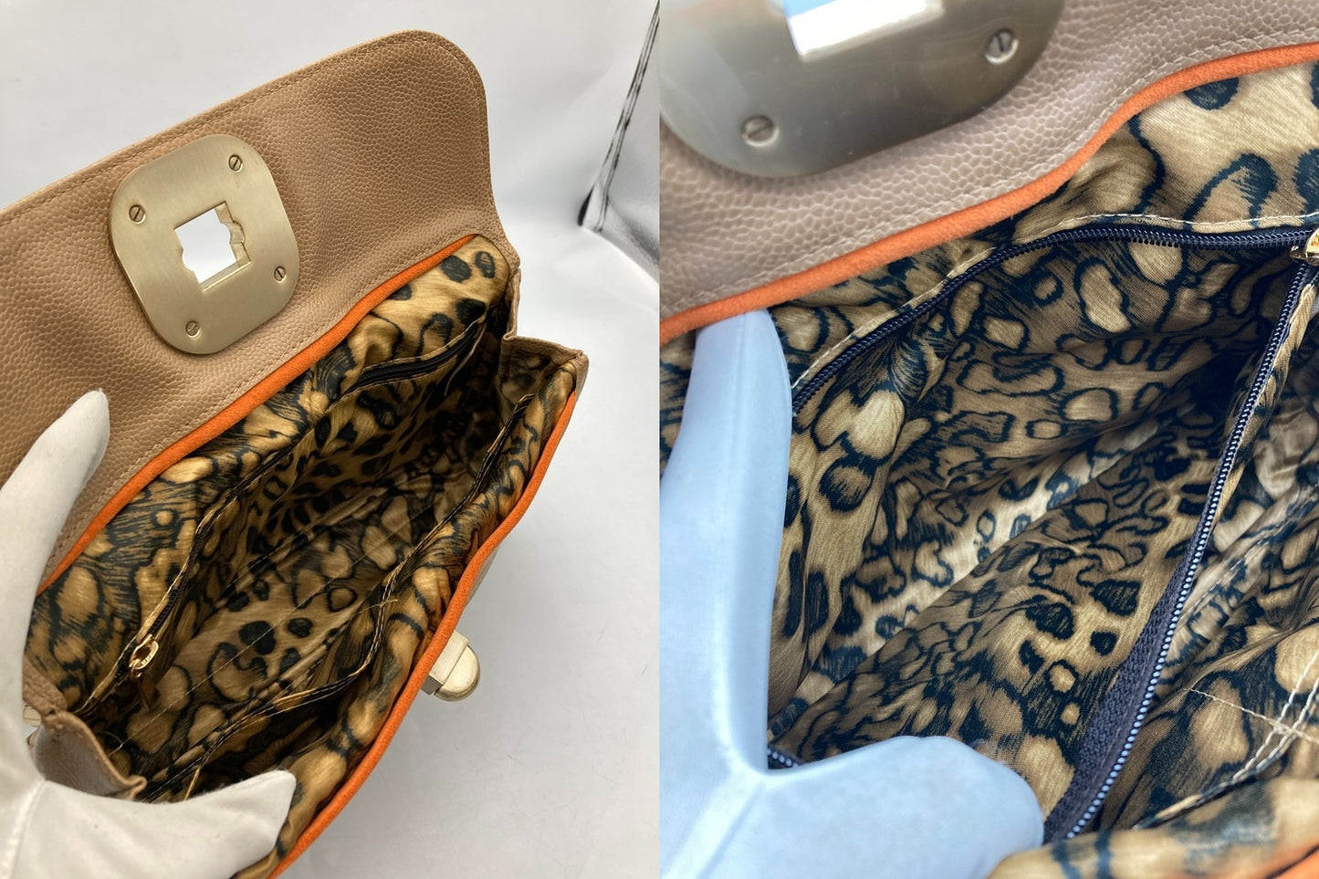LONGCHAMP ロンシャン レザー ターンロック ショルダーバッグ 中古 D4