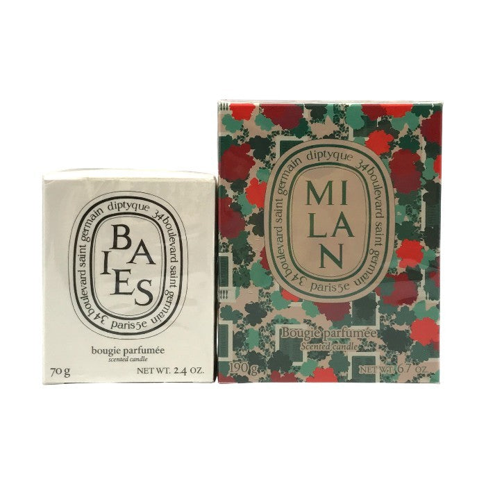 DIPTYQUE ディプティック フレグランス キャンドルセット Cafe/Chantilly/Biscuti/Baies/Milan 限定品 アロマ ろうそく 中古 T1