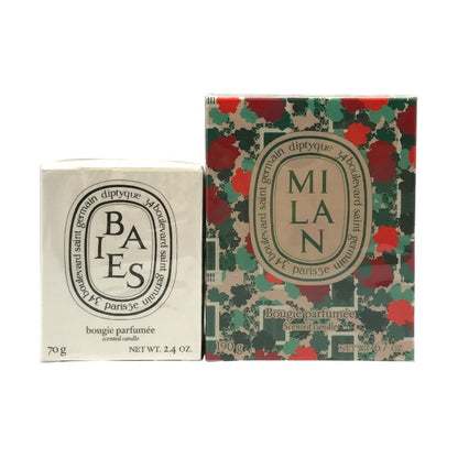 DIPTYQUE ディプティック フレグランス キャンドルセット Cafe/Chantilly/Biscuti/Baies/Milan 限定品 アロマ ろうそく 中古 T1