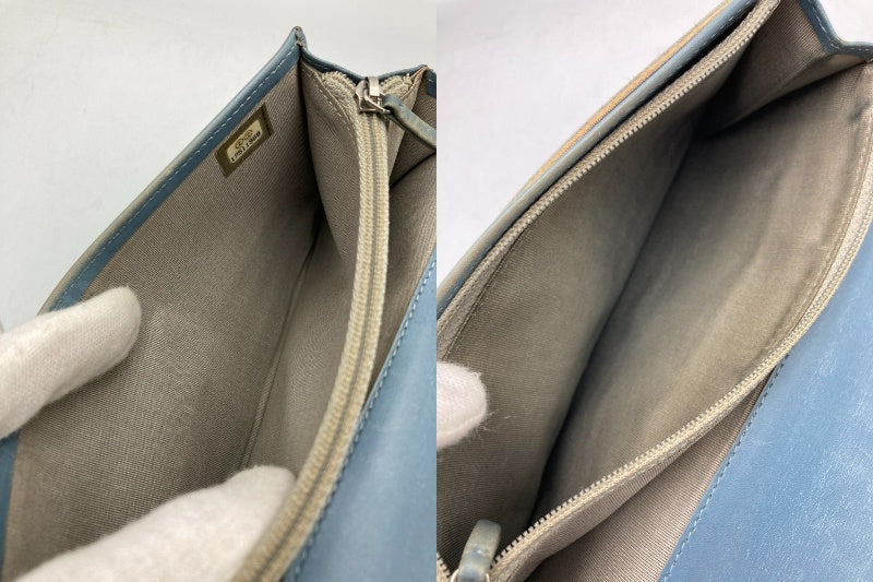 CHANEL シャネル キャビアスキン 2つ折り長財布 中古 D4