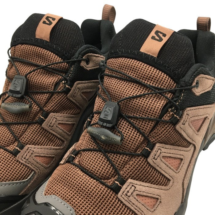 [サロモン] ハイキング トレッキングシューズ X ULTRA 360 LTR GORE-TEX WOMEN (エックス ウルトラ 360 レザー ゴアテックス) L47571500 Cognac/Peppercorn/Black 23.5 cm 中古 Y4