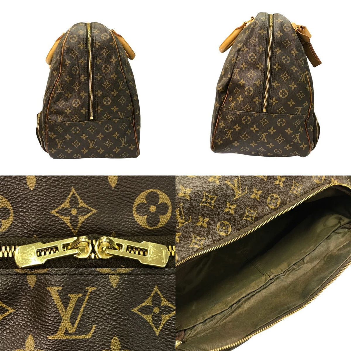 LOUIS VUITTON ルイヴィトン モノグラム エヴァジオン ボストンバッグ ユニセックス シューズ収納 スポーツ/旅行鞄 ブラウン M41443 中古 T1