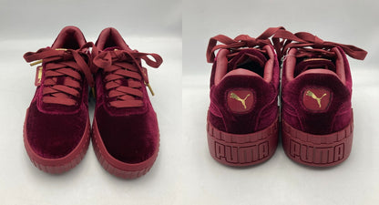PUMA プーマ Cali ベルベット ウィメンズ スニーカー 369887 01 中古 D4