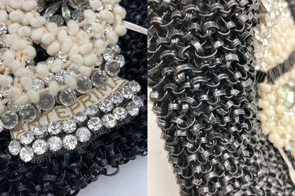 ANTEPRIMA アンテプリマ ワイヤーバッグ ドクロ 中古 D4