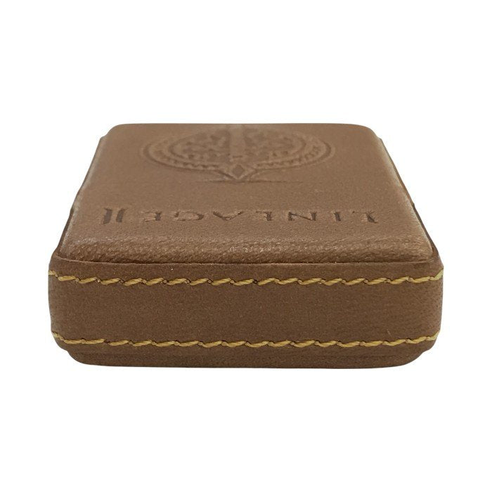 リネージュII × ZIPPO 3周年記念 種族シリーズ ドワーフ オイルライター LINEAGE 限定100個 シリアルナンバー 革巻き 型押し レザー ブラウン 中古 T1