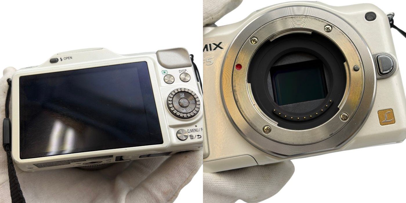 Panasonic パナソニック ミラーレス 一眼 カメラ DMC-GF5 デジタルカメラ ズーム 1210万画素 写真 撮影 中古 W1