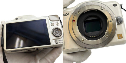 Panasonic パナソニック ミラーレス 一眼 カメラ DMC-GF5 デジタルカメラ ズーム 1210万画素 写真 撮影 中古 W1