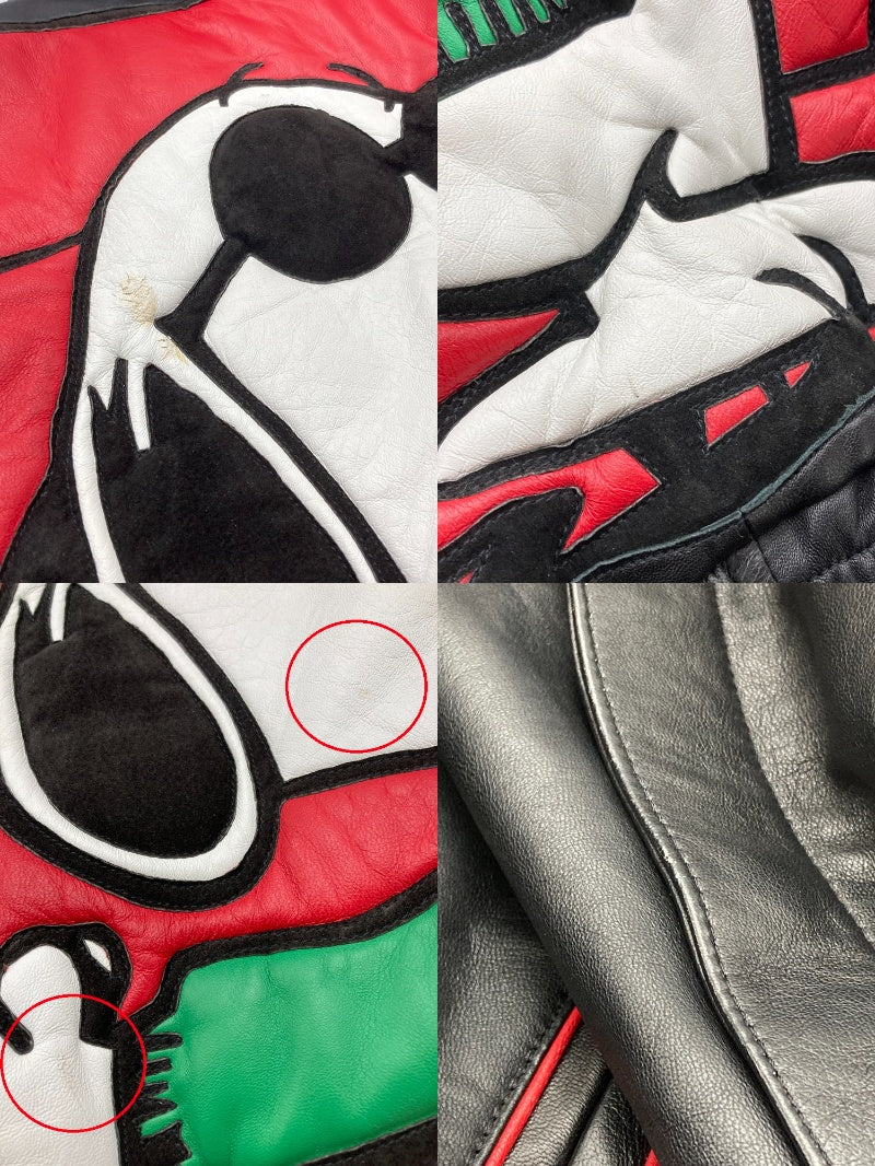 AMERICAN TOONS アメリカントゥーンズ ピーナッツ スヌーピー レザージャケット サイズS 中古 D4